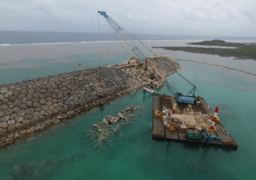 沖縄県与那国島 上里海岸災害復旧工事