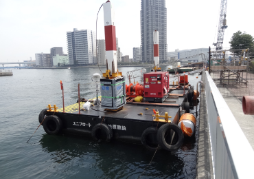 東京都江東区　東雲運河護岸工事